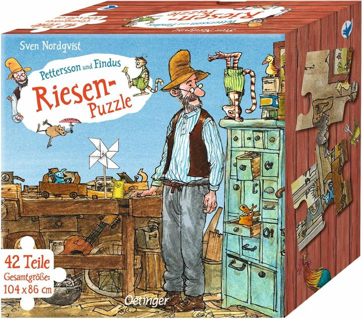 Pettersson und Findus. Riesen-Puzzle (42 Teile)