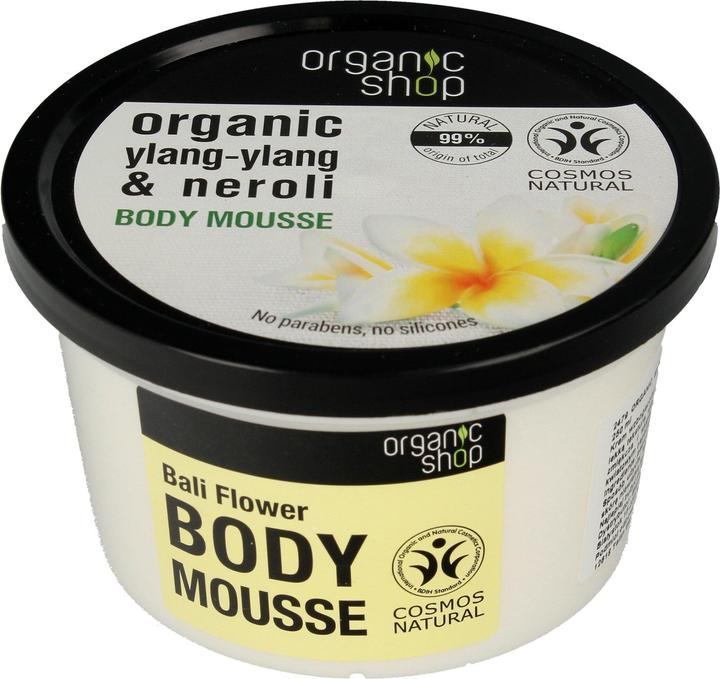 Organic Shop Organic Ylang-Ylang & Neroli Body Mousse Mousse To Body Balinese Flowers 250Ml (Körpercreme, 250 ml)