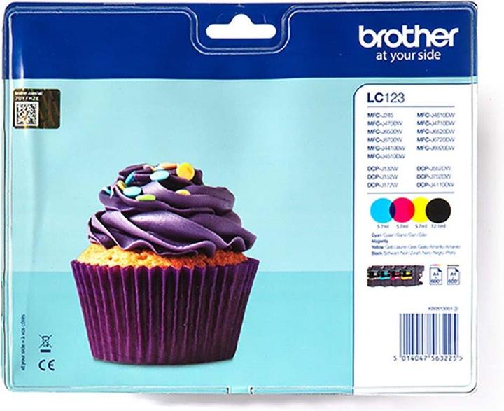 Immagine prodotto Brother LC-123VALBP Value Pack (M, FC, Y, C)