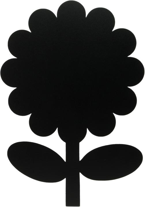Silhouette Flower (Blackboard, 39 x 43 cm)