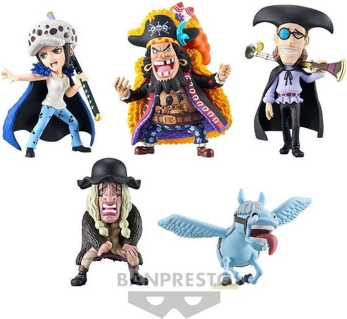 Actual product image Banpresto ONE PIECE - WCF Trafalgar vs Barbe noir - Assortiments 12 Figurine 7cm