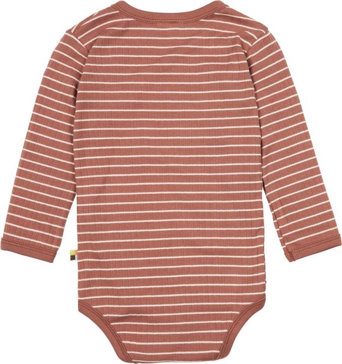 Actual product image loud + proud Wrap-around bodysuit Derby Rib (80)