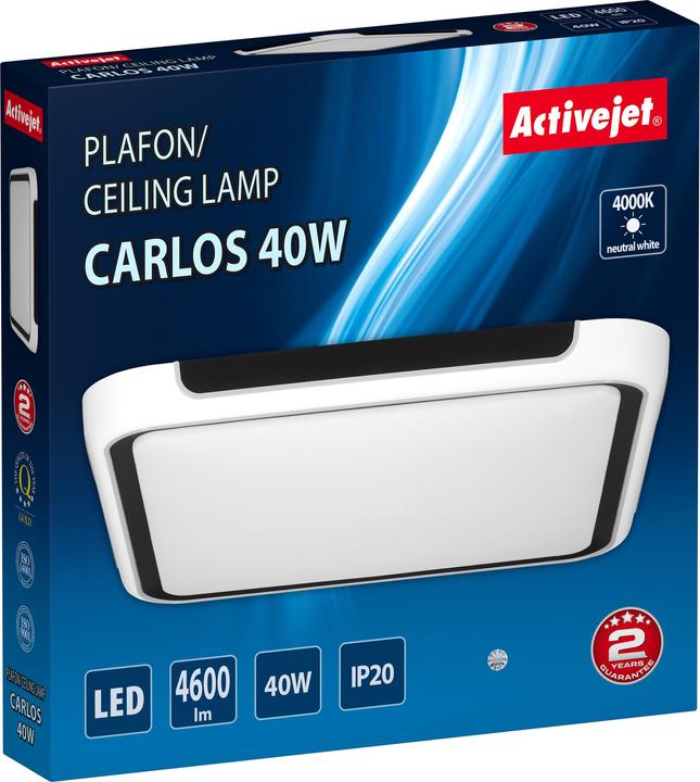Actual product image Activejet LED ceiling light AJE-CARLOS 40W (5000 lm, E27)