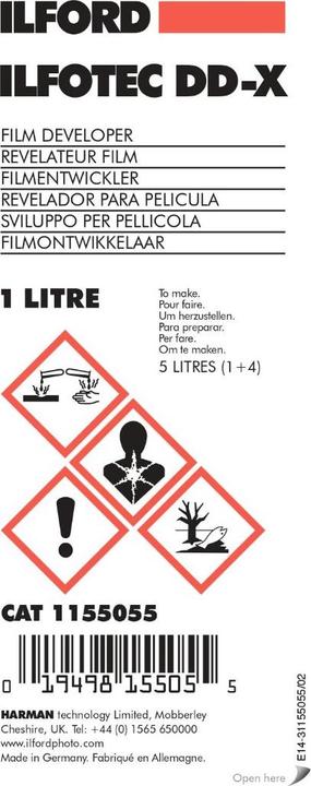 Actual product image Ilford Ilfotec DD-X DEV (Negative developer)