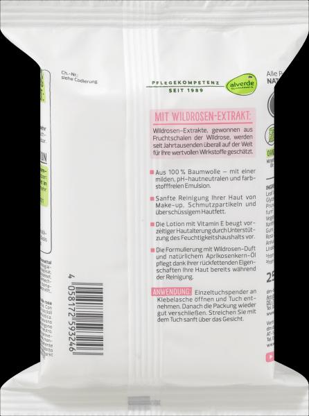 Produktbild dm alverde Reinigungstücher Bio-Wildrose (Reinigungstücher)