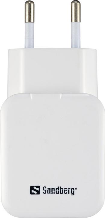 Produktbild Sandberg AC Charger Dual USB 2.4+1A EU