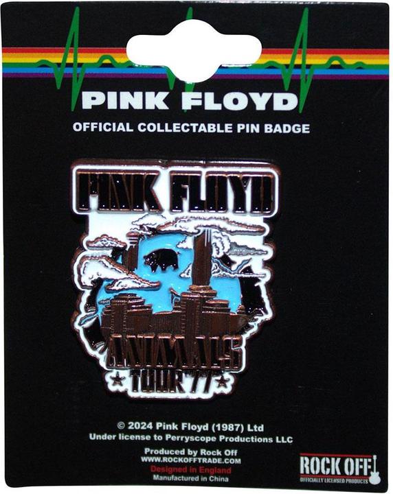 Produktbild Pink Floyd Abzeichen Animals Tour 77 ZinkLegierung