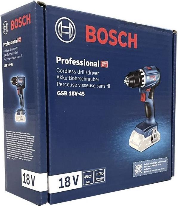 Produktbild Bosch Professional GSR 18V-45 (Akkubetrieb)