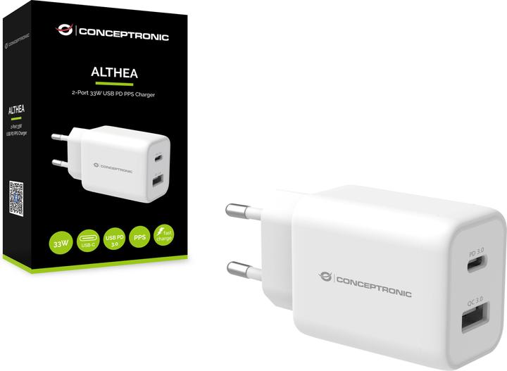 Image du produit Conceptronic ALTHEA Chargeur PD-PPS USB à 2 ports 33W (33 W)