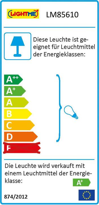 Energie-Label LightMe Deckenleuchte GOINO LED (350 lm, GU10)