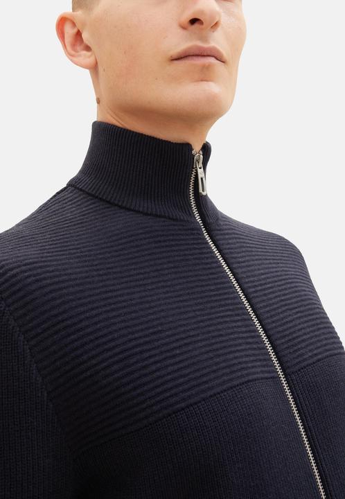 Produktbild Tom Tailor Strickjacke Cardigan Reissverschluss (3XL)