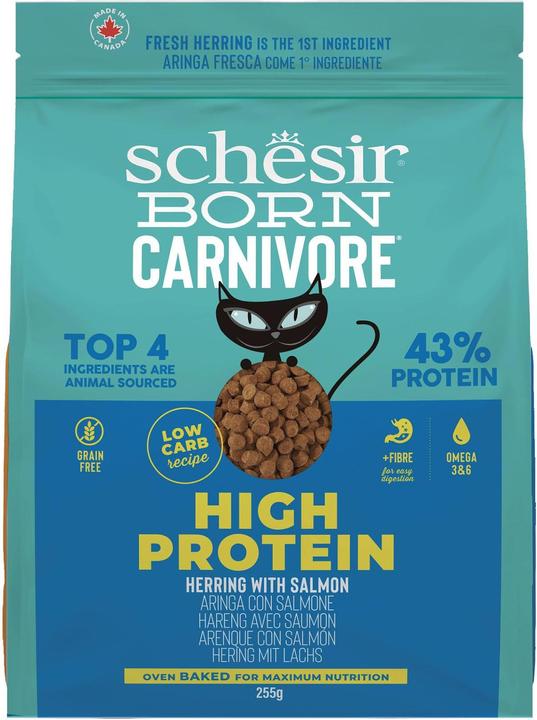 Produktbild Schesir B. Carnivo Cat Hering&Lachs 255g (Adult, 8 Stk., 255 g)