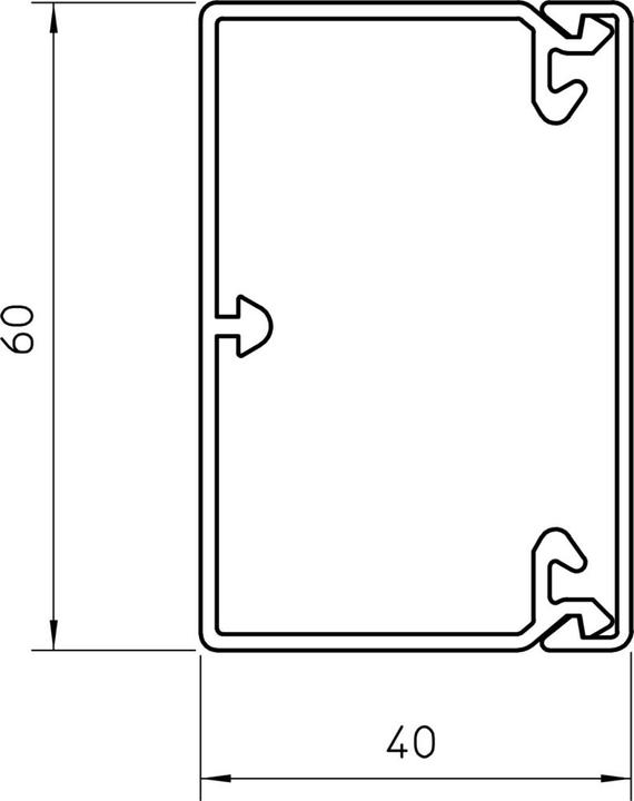 Produktbild OBO Bettermann Wand und Deckenkanal (200 cm)