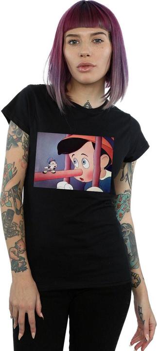 Immagine prodotto Disney Pinocchio Nose Still Maglietta Donna (S)