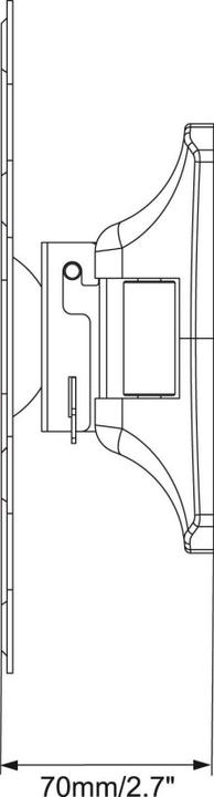 Image du produit Vogels Mount Massive MNT 104 - Kit de fixation (support mural pivotant) (Mur, 48", 15 kg)
