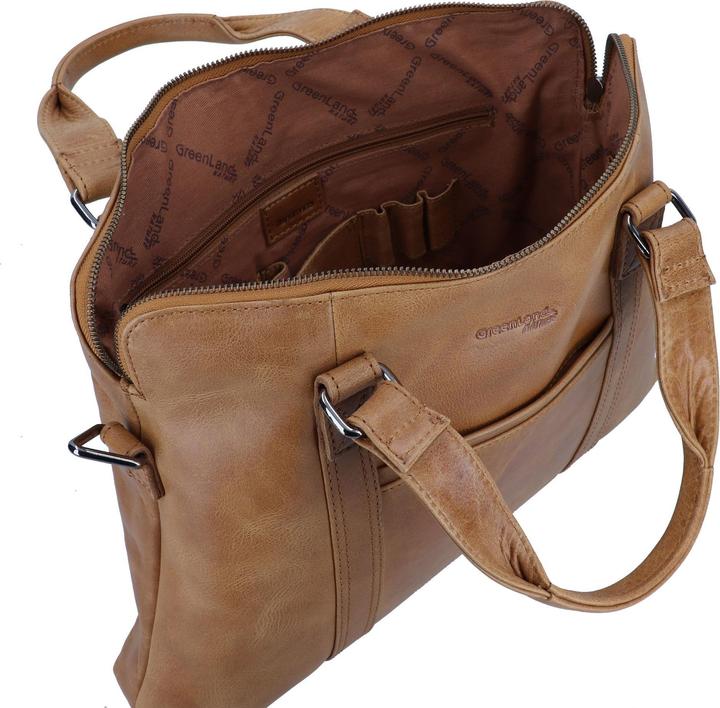 Produktbild Greenland Nature Light Aktentasche Leder 38 cm Laptopfach (16.93")