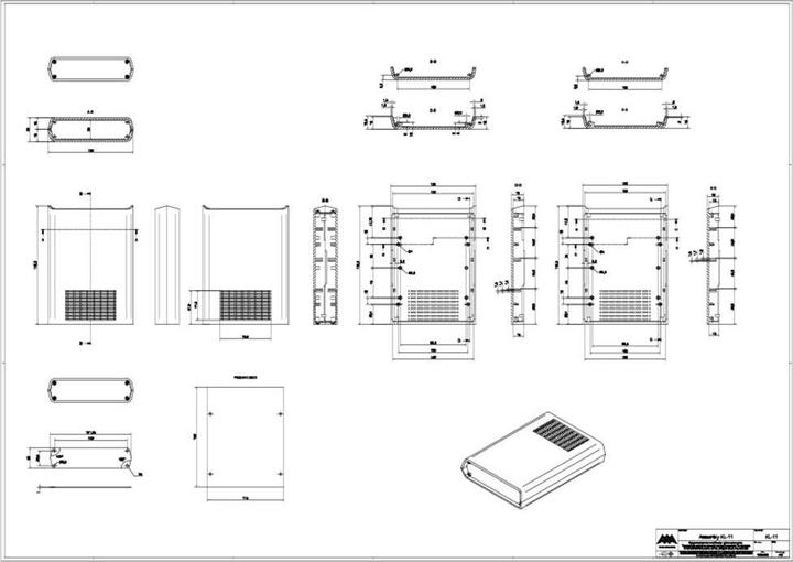 Immagine prodotto Teko KL 11,5 Custodia per elettronica ABS grigio chiaro 1 pz. (Case)