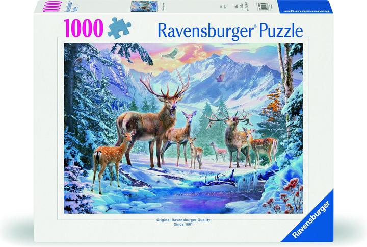 Ravensburger Rehe und Hirsche im Winter (1000 Teile)