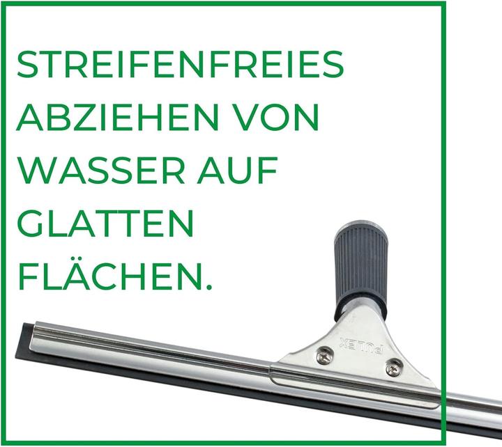 Actual product image Novaliv Fensterabzieher Profi 45 cm Fensterreiniger Edelstahl mit auswechselbaren Gummilippe Fenster (1 pcs.)