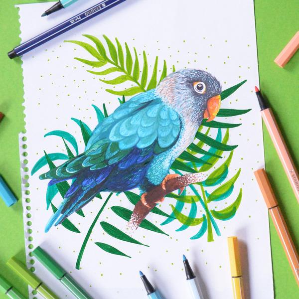 Produktbild STABILO Pen 68 Premium-Filzstift (Hellblau, 1 x)