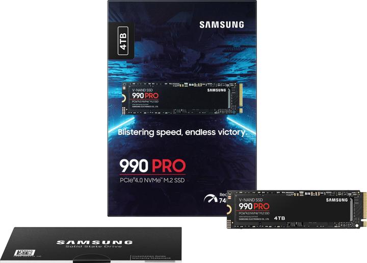 Produktbild Samsung 990 Pro mit Heatsink (4000 GB, M.2 2280)