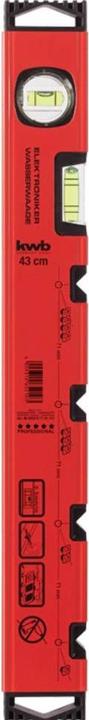 Produktbild kwb 065210 Elektriker-Wasserwaage 480 mm (48 cm)