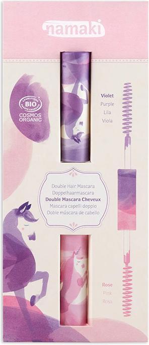 Produktbild Namaki Bio Doppel-Haar-Mascara 9ml, violett & pink