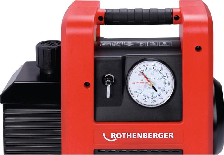 Produktbild Rothenberger Vakuumpumpe ROAIRVAC R32 9.0 Fördermenge 255 l/min 17 kg 255 l/min 230 / 50 V / Hz
