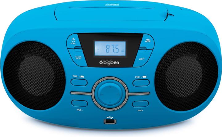 Immagine prodotto Bigben Radio/CD portatile CD61 USB - blu (FM, AM)