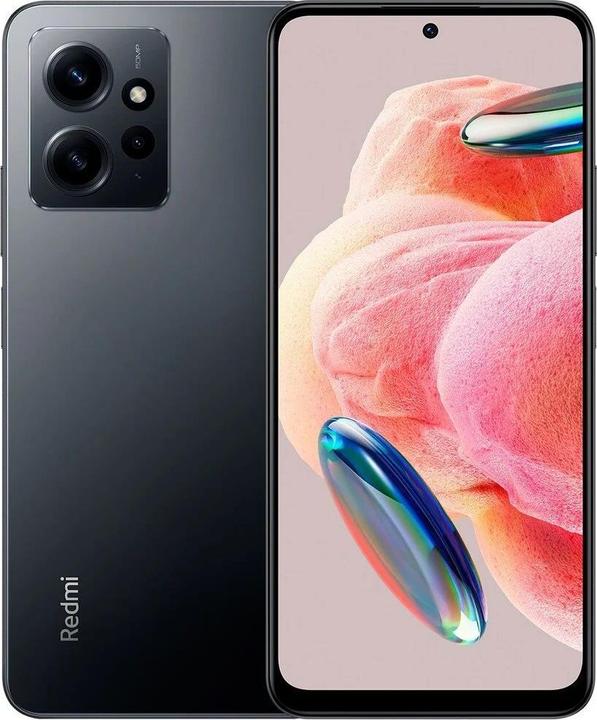 Actual product image Xiaomi Redmi Note 12 (256 GB, Onyx Gray, 6.67", Dual SIM, 50 Mpx, 4G)
