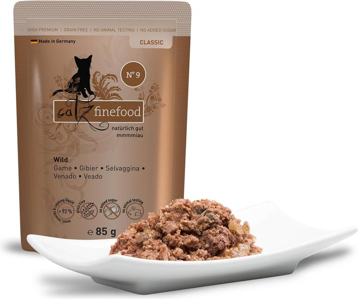 Image du produit Catz Finefood No.09 Sauvage (Adulte, 4 pcs, 95 g)