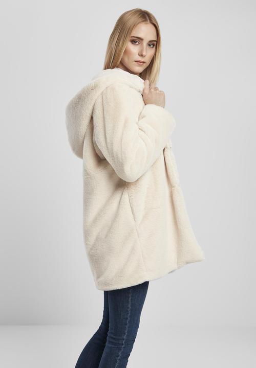 Actual product image Urban Classics Ladies Hooded Teddy Coat (M)