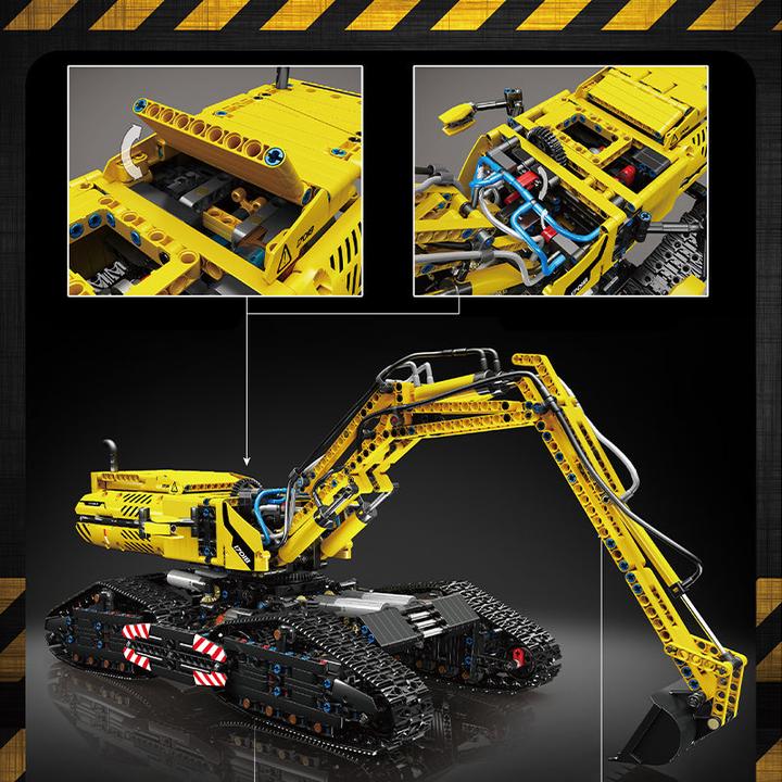 Actual product image Mould King All Terrain Crawler Excavator