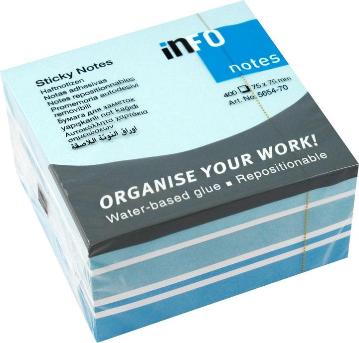 Produktbild Cube Haftnotizen Standard 5654-70 farbsortiert 1 St. (75 x 75 mm)