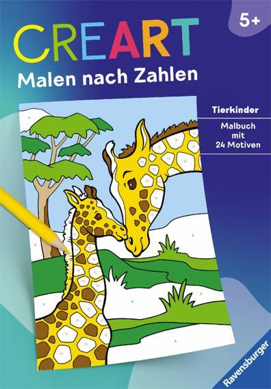 Actual product image Ravensburger CreArt Painting by numbers from 5: Animal children
