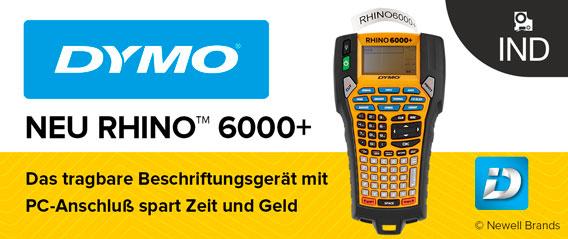 Produktbild Dymo Rhino 6000 im stabilen Hartschalenkoffer