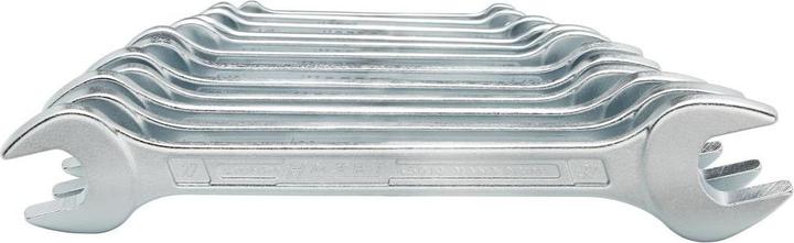 Immagine prodotto HAZET Serie di chiavi a forchetta doppia 450N/12 ∙ Profilo esagonale esterno ∙ 6 x 7 - 27 x 32 ∙ Nu…
