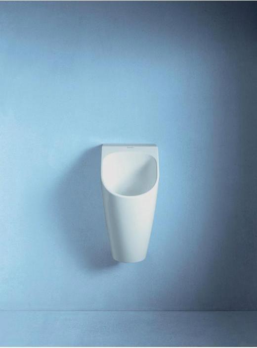 Produktbild Duravit Urinal ME by Starck DRY wasserlos, mit Fliege HygieneGlaze weiss