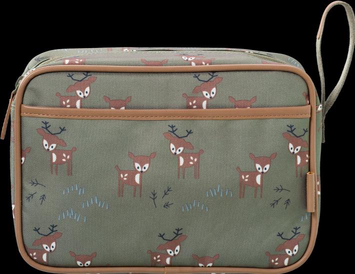Actual product image Fresk Toiletry bag, deer, olive