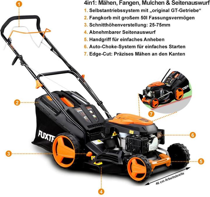Produktbild Fuxtec FX-RM4646 (Benzinbetrieb)