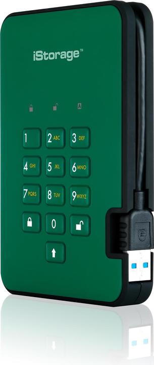 Actual product image iStorage diskAshur² - Hard Drive - Encrypted - 3 TB - External (Portable) (3 TB)