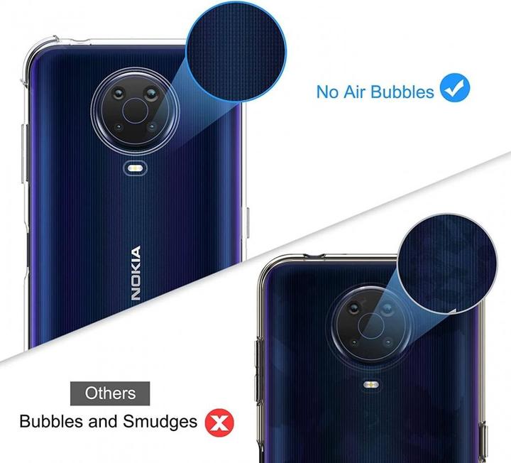 Actual product image Screenguard Nokia G20 Cover Crystal Soft Airbag Bumper (Nokia G20)