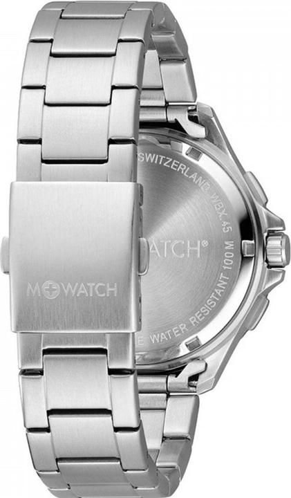 Actual product image M Watch Mondaine M-Watch Aqua Steel 41 (Analogue wristwatch, 41 mm)