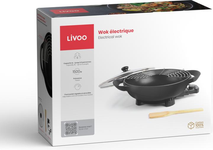 Produktbild Livoo Electrischer wok (33 cm, Wok Pfanne)