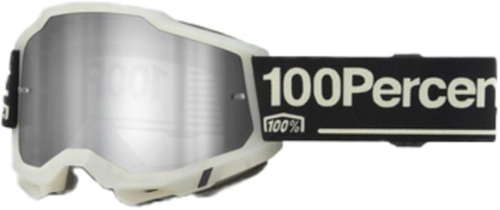 100% Accuri 2 Goggle Glow - Mirror Silver Lens (Grau Fluo, Mirror Silver)