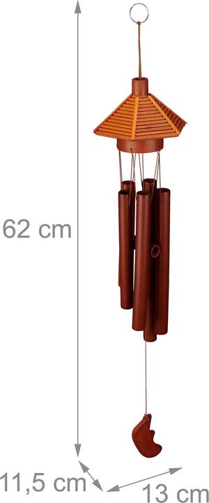 Actual product image Relaxdays Wind chime