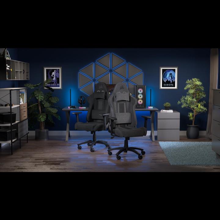 Productafbeelding Corsair TC100 RELAX - Stof (Grijs en Zwart)