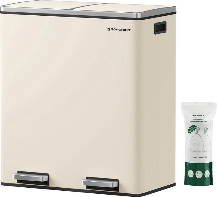 Actual product image Songmics Waste bin with lid and inner bin (60 l)