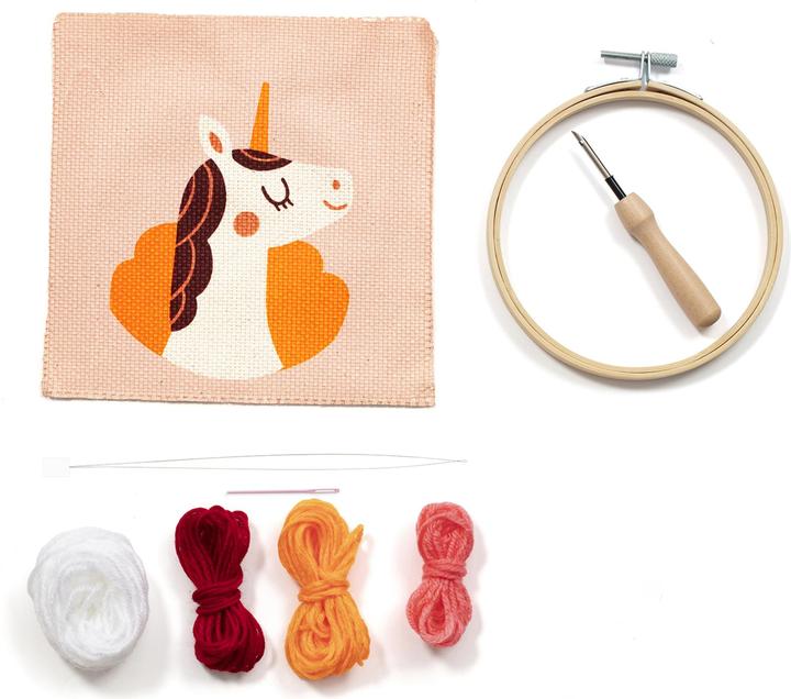 Produktbild Clairefontaine Punch Needle, Einhorn