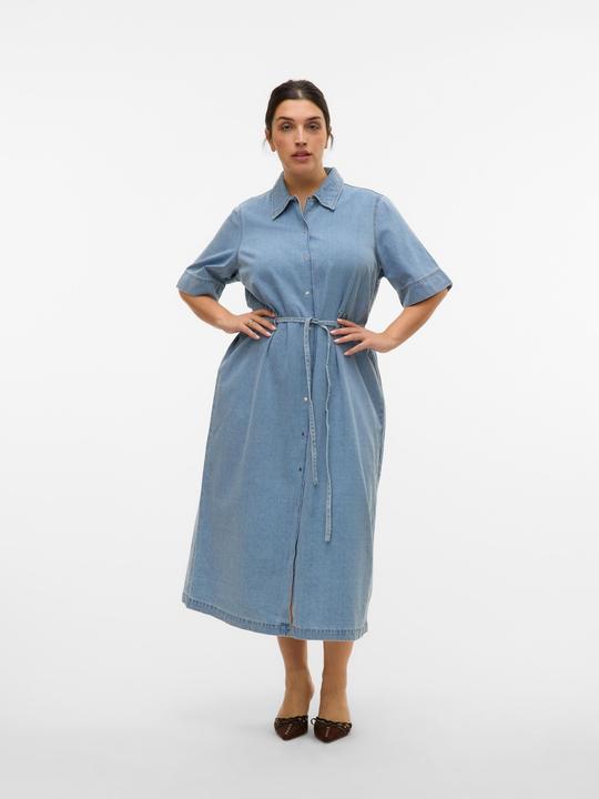 Produktbild Vero Moda VMCMELINDA Langes Kleid Jeanskleid (46)